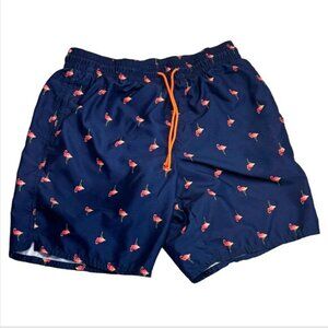 Old Navy Blue Flamingo Swim Trunks